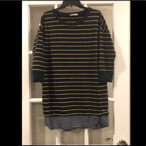 Lucy and Laurel Stripe sweater dress size medium